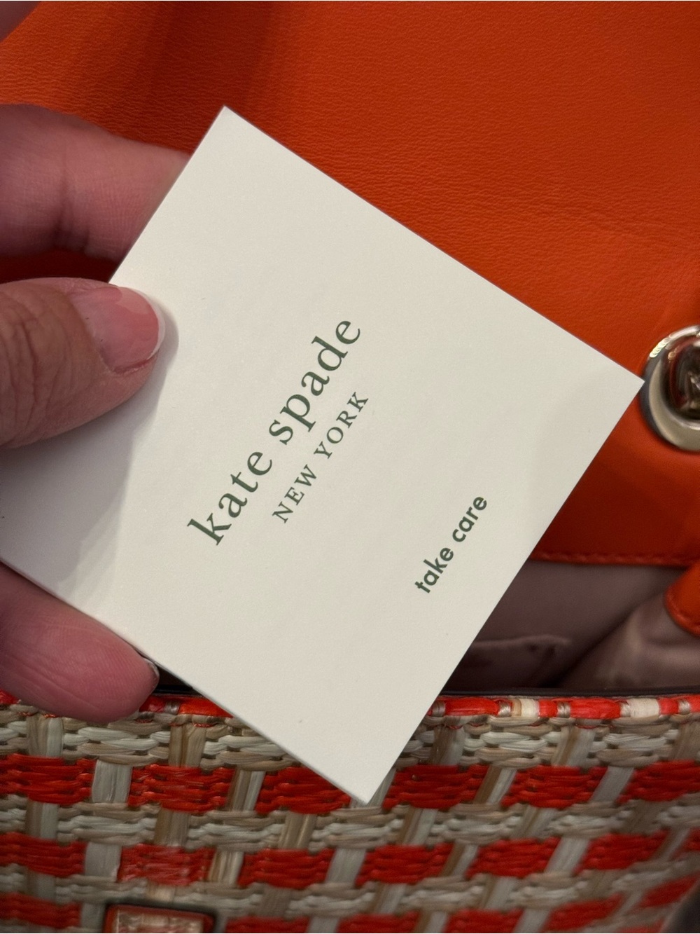 🌟 Kate Spade New York Natalia Straw Flap Shoulder Bag 🌟 - Picture 12 of 14